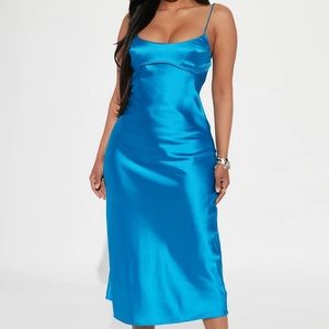 Satin Midi Dress